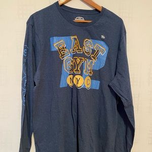 long sleeve navy men’s Tee shirt